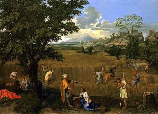 Nicolas Poussin L ete ou Ruth et Booz France oil painting art
